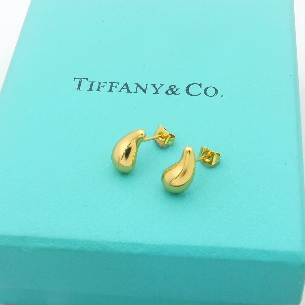 18K Tiffany Horn Earrings